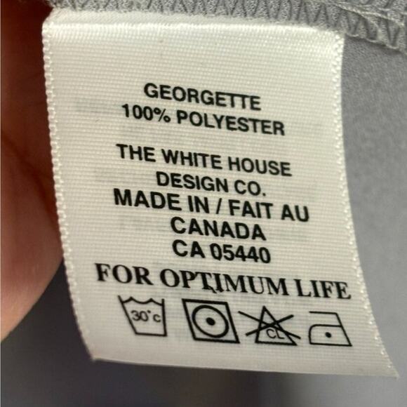 SYMPLI Sage Gray Whisper Coat in Georgette Fabric SZ 12 - Picture 9 of 11